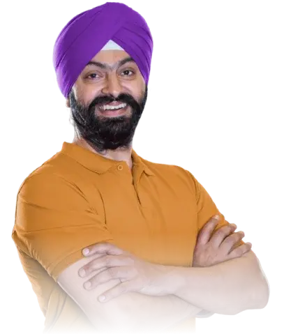 A smiling business owner with crossed arms — apply for a business loan with FlexiLoans